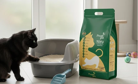 Areia Higiênica de Tofu